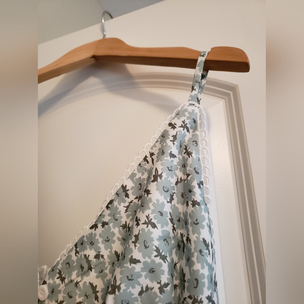 Floral Print Ruffle Cami Dress - Picture 4 of 12
